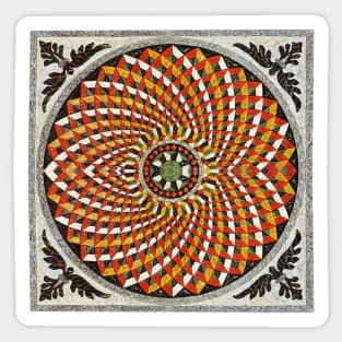 Byzantine Mosaic Design Sticker